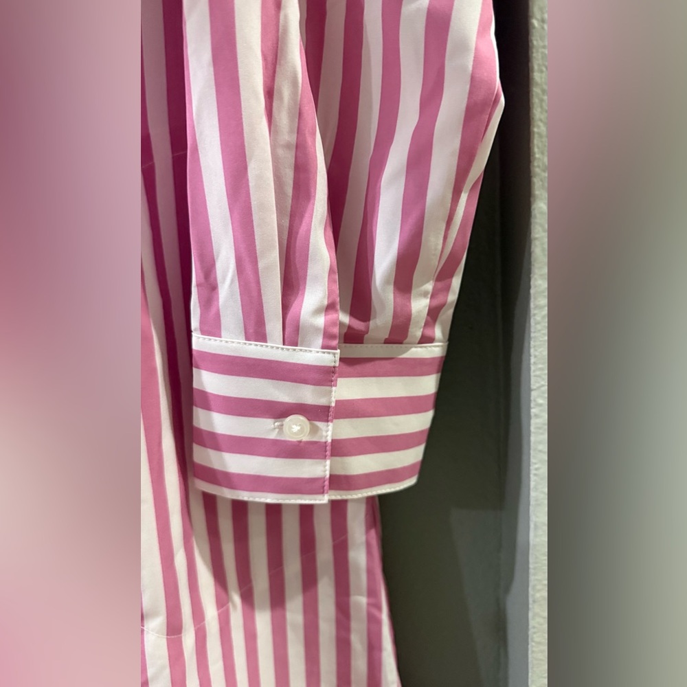 Denim & Co. Beach Regular Striped Quick Dry Cover Up Dress with Ties. - Picture 5 of 5